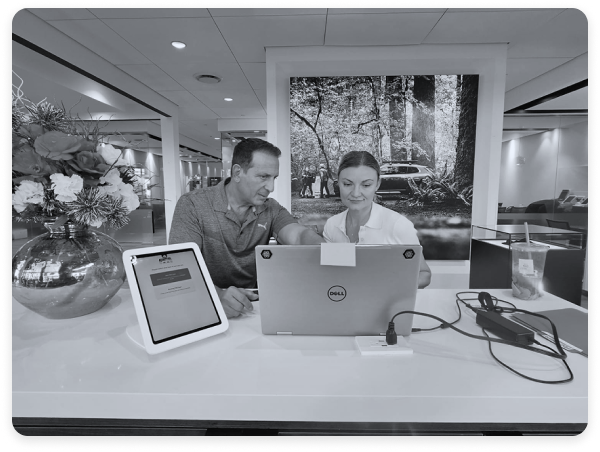 The Dealers` Concierge Founders in the showroom